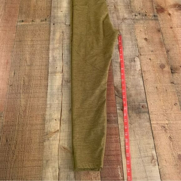 JoyLab womens size small green fleece lined leggings - Picture 4 of 8